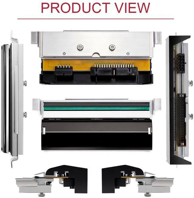 Alt view image 6 of 7 - Printhead Compatible for ze braZT410/ZT411 Printhead 203dpi Thermal Label Printer (PN:P1058930-009)