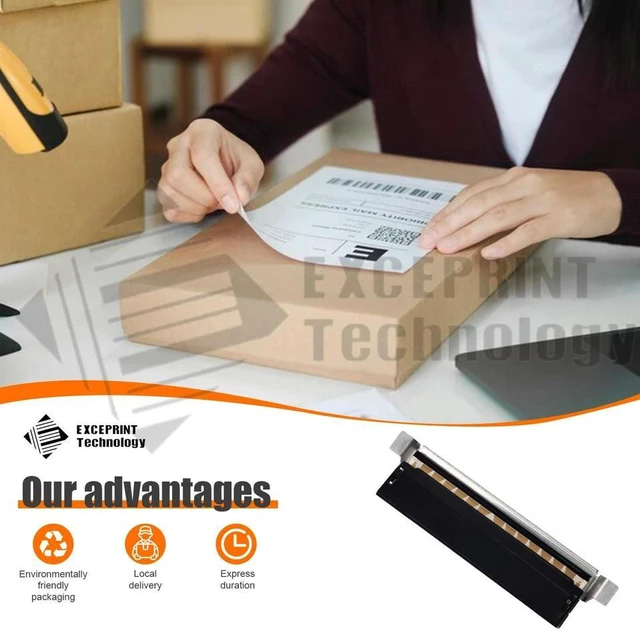 Alt view image 6 of 7 - Printhead Compatible with Ze braZT210/ZT220/ZT230 Printhead 203dpi Thermal Label Printer (PN:P1037974-010)