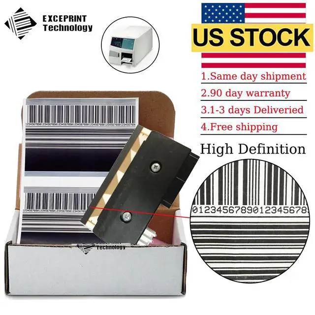 Alt view image 4 of 4 - 1-010030-90 New Printhead for Inter mecPF2i Thermal Barcode Printer 56mm 203dpi