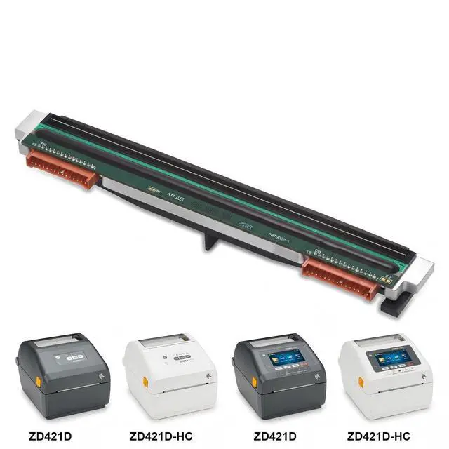 Alt view image 2 of 4 - P1112640-020 Print head for ZD421 ZD421D-HC thermal barcode label printer 300dpi print head P1112640-027