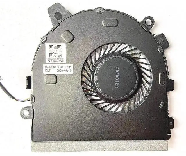 Alt view image 2 of 3 - WRIARICH New CPU Cooling Fan Replacement for Dell Inspiron 13 7390 7391 2-in-1 P113G, Fan Part 023.100F4.0011 Short OEM 01XVDH