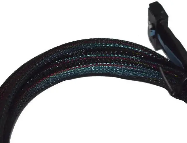 Alt view image 7 of 7 - WRIARICH PCIe 5.0 MCIO x8 to Oculink SFF-8611 4i Cable, 2.6FT/80CM High Speed Server Interconnect Cable for AI GPU & NVMe Storage Expansion