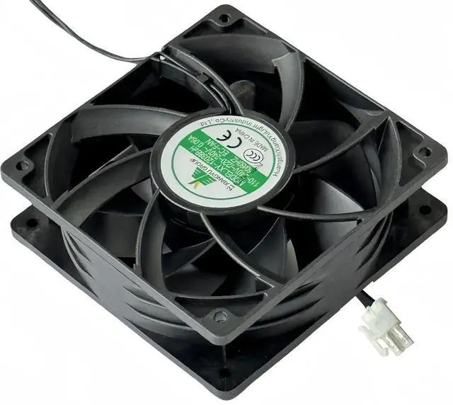 Alt view image 4 of 7 - WRIARICH XY-12038B2H EC Cooling Fan 120×120×38mm 12CM, 110V-240V 0.06A 50/60Hz High Air Volume Cabinet Fan