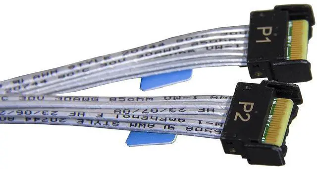 Alt view image 5 of 7 - 80CM PCIe Gen5 MCIO Splitter Cable, MCIO x8 74Pin Straight Male to Dual MCIO x4 38Pin Male Double Extension Cord, Mini Cool Edge IO High-Density Server Interconnect Cable for Multi-NVMe Storage Backpl