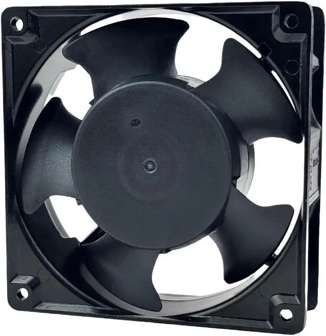 Alt view image 4 of 6 - WRIARICH SUNON SP101A-1123HST.GN 12038 AC115V 0.21/0.18A 2-Pin Cooling Fan, 120×120×38mm 2900RPM High Airflow Aluminum Frame Cabinet Fan