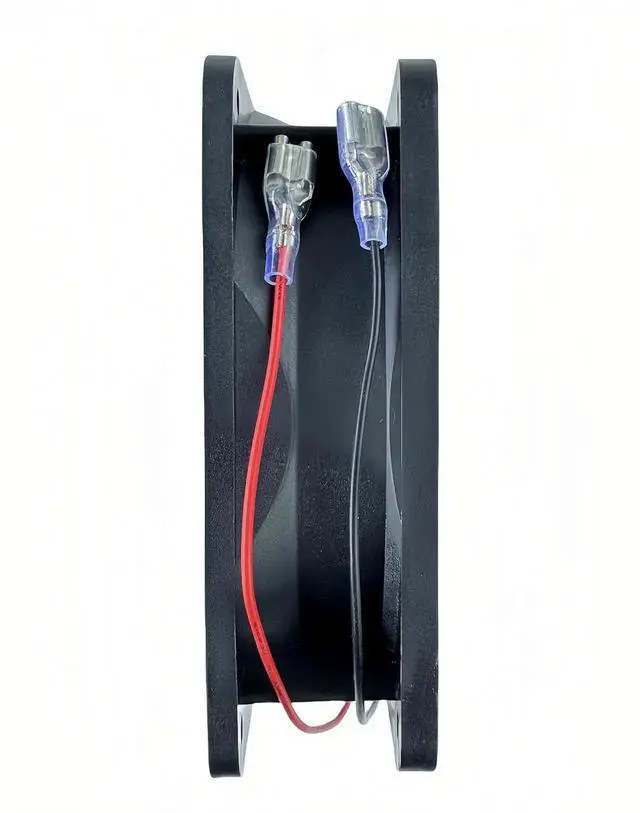 Alt view image 3 of 7 - WRIARICH 12038 DC12V 0.40A 2-Wire Brushless Cooling Fan, 120×120×38mm 12CM Replacement Fan Model RDM1238B for Cabinet & Inverter