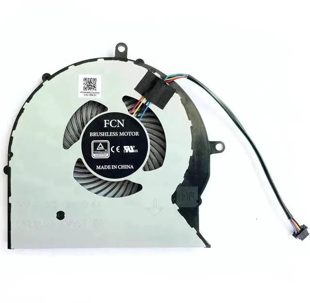 Alt view image 4 of 6 - WRIARICH CPU & GPU Dual Cooling Fan Set DFS602212M00T FK7W + DFS552012M00T FK7V DC12V for ASUS ROG Strix FX503 / GL703 / FX63 Series Gaming Laptops