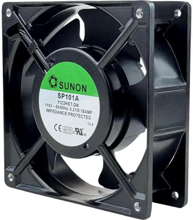 Main image of WRIARICH SUNON SP101A-1123HST.GN AC Cooling Fan 12038 120×120×38mm 115V Dual Ball Bearing Cabinet Fan