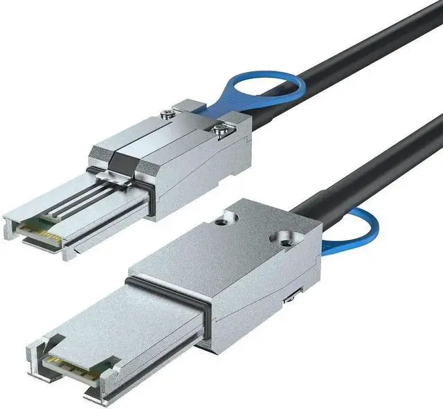 Main image of WRIARICH SFF-8088 to SFF-8088 External Mini SAS HD Cable 3M(10ft), 26Pin Hybrid SAS 2.0 Cable, 3/6Gbps 100-Ohm Impedance, External Storage Wire for RAID Controllers, DAS Arrays & Servers