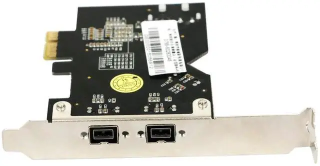 Alt view image 4 of 6 - WRIARICH PCIe x1 3-Port IEEE 1394B FireWire 800 Controller Card