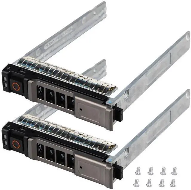 Main image of WRIARICH 2 Pack 2.5" SFF Hard Drive Tray Caddy NRX7Y 0NRX7Y SAS SATA NVMe SSD Hot Swap Carrier Compatible with Dell PowerEdge M610 M810 M510 M420 M520 M620 M820 M630 M830 VRTX Blade Storage Server