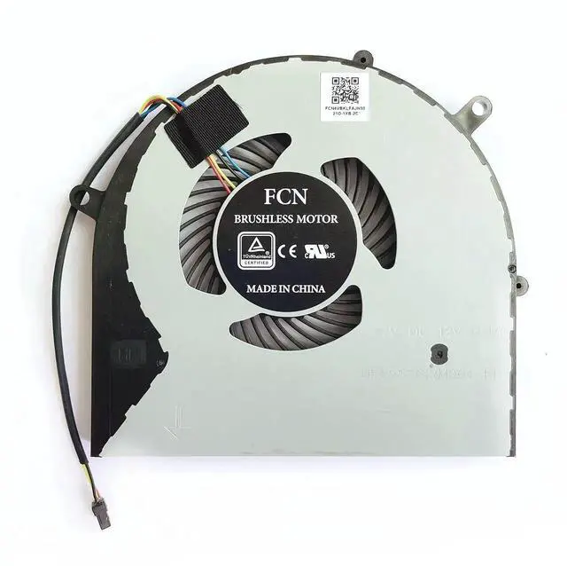 Alt view image 2 of 6 - WRIARICH CPU+GPU Dual Cooling Fan Set, DC12V 4-Pin PWM, DFS552012M00T FK7V / DFS602212M00T FK7W, Replacement for ASUS ROG Strix FX503 GL703 FX63V Gaming Laptops