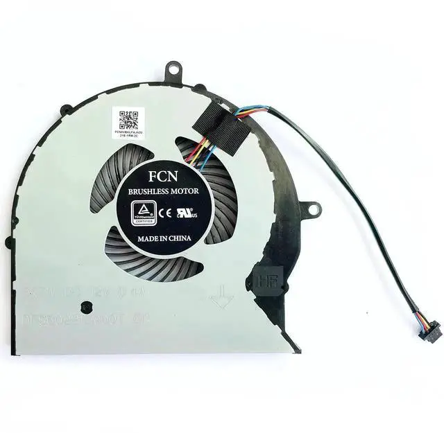 Alt view image 3 of 6 - WRIARICH CPU+GPU Dual Cooling Fan Set, DC12V 4-Pin PWM, DFS552012M00T FK7V / DFS602212M00T FK7W, Replacement for ASUS ROG Strix FX503 GL703 FX63V Gaming Laptops
