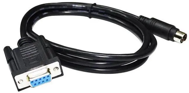 Alt view image 5 of 6 - WRIARICH 3M DB9 Female to Mini DIN 4Pin MD4 RS232 Serial Communication Cable, Dedicated for Estun ESV Touchscreen Connecting to Estun EP PLC