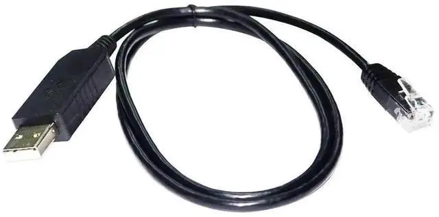 Main image of WRIARICH 1.8M FTDI FT232RL USB to RS232 RJ11/RJ12 6P4C Console Debug Cable Compatible LMACR21D for MEGA-FABS D1 Servo Driver