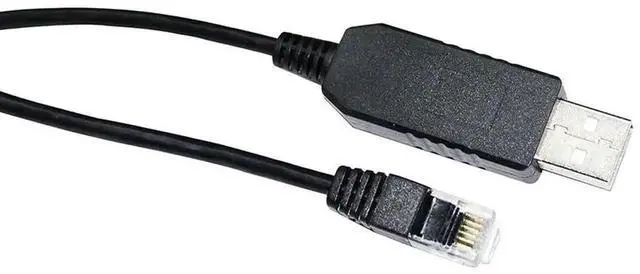 Alt view image 6 of 6 - WRIARICH 1.8M FTDI FT232RL USB to RS232 RJ11/RJ12 6P4C Console Debug Cable Compatible LMACR21D for MEGA-FABS D1 Servo Driver