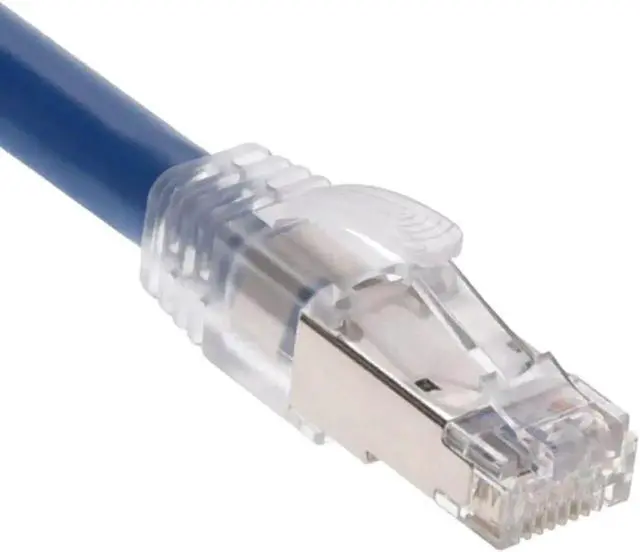 Alt view image 2 of 5 - WRIARICH 20 Pack CAT8 Shielded RJ45 Ethernet Plugs, 8P8C Network Cable Connector Ends with Clear Strain Relief Boots