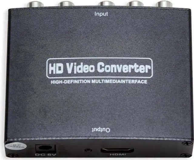 Alt view image 2 of 5 - WRIARICH YPbPr Component 5RCA Video + RCA Stereo Audio to HDMI 1.3 Converter Adapter, Analog Component to Digital HDMI Converter for DVD Game Consoles HDTV Monitor Projector