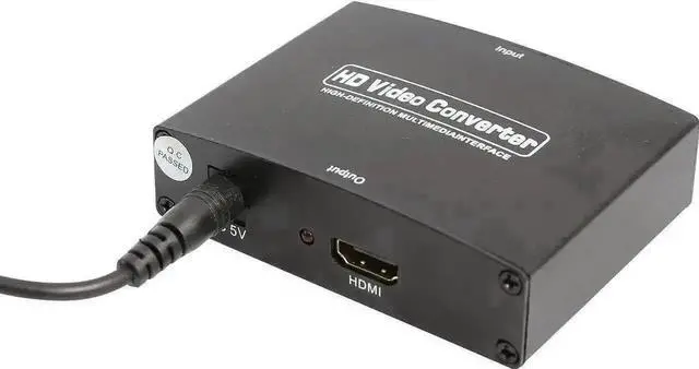 Alt view image 5 of 5 - WRIARICH YPbPr Component 5RCA Video + RCA Stereo Audio to HDMI 1.3 Converter Adapter, Analog Component to Digital HDMI Converter for DVD Game Consoles HDTV Monitor Projector