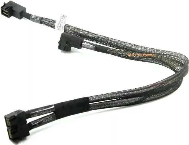 Main image of WRIARICH Dual Mini SAS HD SFF-8643 RAID Cable P9VFY / 0P9VFY Compatible with Dell PowerEdge T330 8-Bay LFF Server