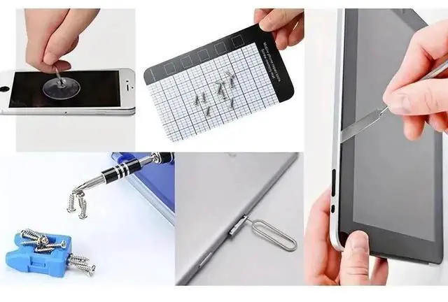Alt view image 2 of 7 - WRIARICH 142-in-1 Magnetic Precision Screwdriver Repair Kit with 120 Bits for iPhone, MacBook, PC, Laptop, Tablet, PS4, Xbox, Nintendo