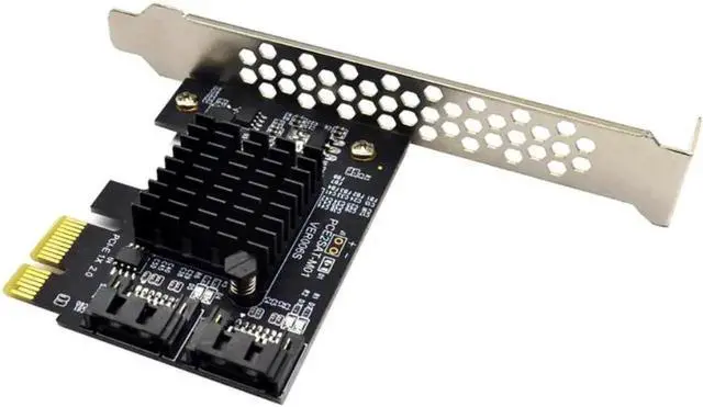Alt view image 4 of 4 - WRIARICH Marvell 88SE9125 PCIe SATA 3.0 Controller Expansion Card, PCI Express SATA Port Multiplier Add On Storage Adapter Card