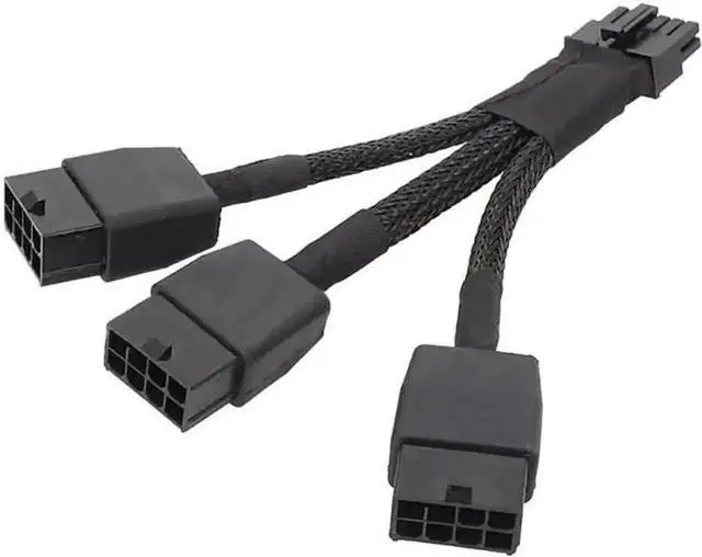 Main image of WRIARICH 12VHPWR 12Pin to 3×8Pin PCIe GPU Power Adapter Cable Compatible with NVIDIA RTX 3060Ti/3070/3080/3090 Ampere Series