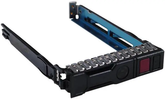 Alt view image 3 of 4 - WRIARICH 2 Pack 2.5 Inch SFF NVMe SAS SATA SSD Hard Drive Tray Caddy 727695-001 Hot Swap Carrier Compatible with HPE ProLiant Gen10 DL325 DL360 DL380 DL385 DL560 DL580 ML350 Server