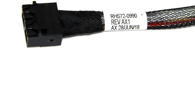 Alt view image 2 of 4 - WRIARICH 75cm LSI 94xx Series Dedicated Cable, Dual SFF-8643 MiniSAS HD 72Pin to 2×SFF-8639 U.2 NVMe SSD Cable, 8X PCIe RAID Card to Dual U2 SSD Connection Wire