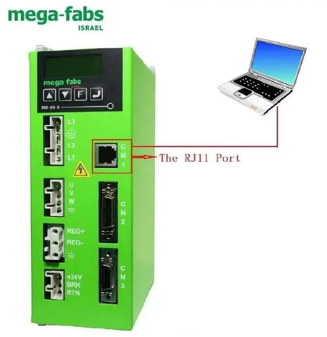 Alt view image 5 of 6 - WRIARICH 1.8M FTDI USB to RS232 RJ11/RJ12 6P4C Console Debug Cable, Compatible with LMACR21D for MEGA-FABS D1 Servo Driver