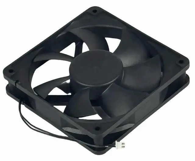 Alt view image 4 of 7 - WRIARICH WRIARICHRDH1225S 120x120x25mm Brushless DC Cooling Fan, DC12V 0.40A 2-Wire Chassis Fan by Xinruilian