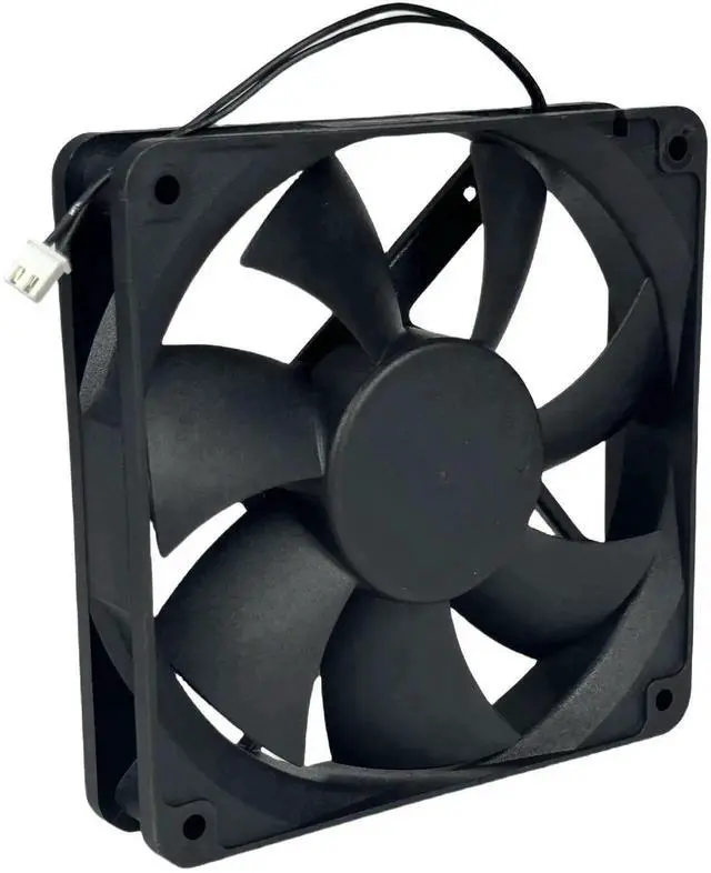 Alt view image 6 of 7 - WRIARICH WRIARICHRDH1225S 120x120x25mm Brushless DC Cooling Fan, DC12V 0.40A 2-Wire Chassis Fan by Xinruilian