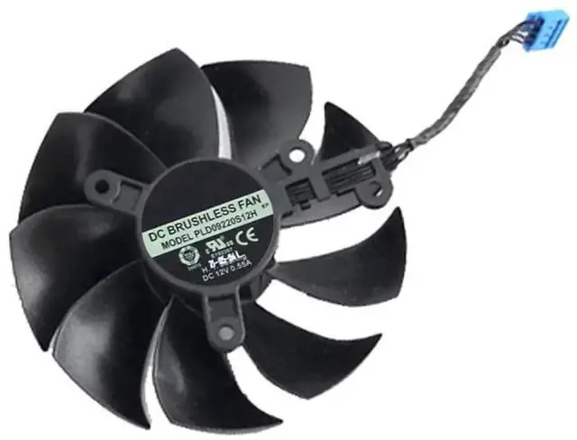 Alt view image 3 of 7 - WRIARICH 87MM PLD09220S12H GPU Cooling Fan Replacement for EVGA GeForce RTX 3070 3080 Ti 3090 FTW3 Ultra Graphics Card Cooler Fan