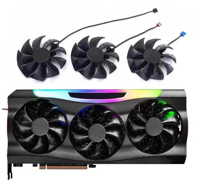 Main image of WRIARICH 87MM PLD09220S12H GPU Cooling Fan Replacement for EVGA GeForce RTX 3070 3080 Ti 3090 FTW3 Ultra Graphics Card Cooler Fan