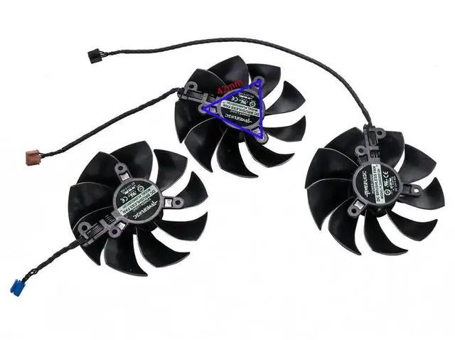 Alt view image 2 of 7 - WRIARICH 87MM PLD09220S12H GPU Cooling Fan Replacement for EVGA GeForce RTX 3070 3080 Ti 3090 FTW3 Ultra Graphics Card Cooler Fan