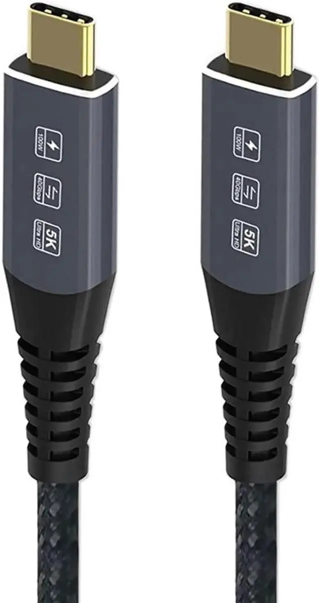 Alt view image 2 of 7 - WRIARICH 1.8M USB4.0 USB-C to USB-C Cable, 40Gbps Data Transfer, 100W PD Charging
