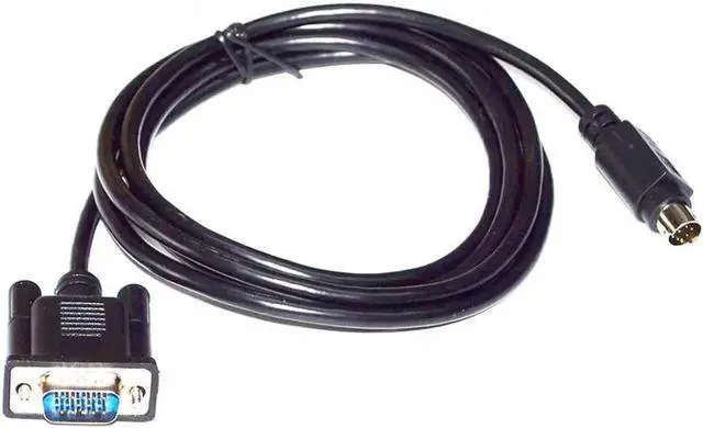 Main image of WRIARICH 3M VGA 15Pin Male to Mini DIN 8Pin MD8 S Terminal Video Cable, VGA to MD8 Cord for PC Graphics Card & TV Box