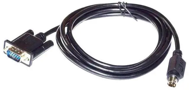 Alt view image 3 of 5 - WRIARICH 3M VGA 15Pin Male to Mini DIN 8Pin MD8 S Terminal Video Cable, VGA to MD8 Cord for PC Graphics Card & TV Box