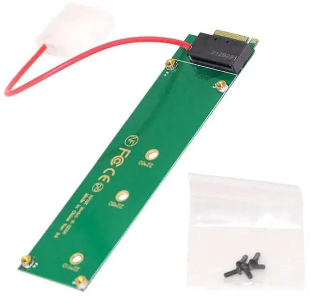 Main image of WRIARICH EDSFF E1.S 1U Short Ruler GEN-Z SSD to M.2 NVMe NGFF M-Key PCIe x4 Host Carrier Adapter with 4Pin External Power Supply for Server & Workstation Storage Expansion