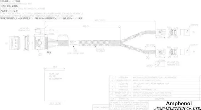 Alt view image 6 of 7 - WRIARICH 80CM PCIe 4.0 MCIO Fanout Cable, SFF-TA-1016 8i 74Pin Mini Cool Edge IO to Dual SFF-8639 U.2 NVMe Storage Cable with Independent Power Supply