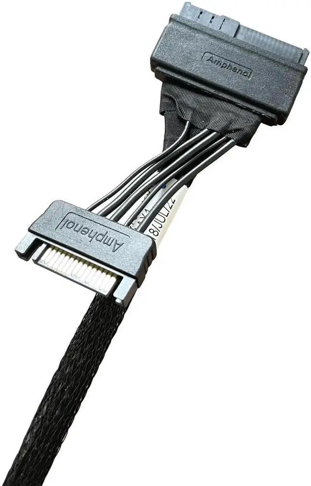 Alt view image 4 of 4 - WRIARICH PCIe 4.0 M.2 NGFF M-Key Host to U.2 SFF-8639 NVMe SSD Converter Adapter, Enterprise U.2 Storage Expansion Kit with 75CM Long SATA Power Extension Cable