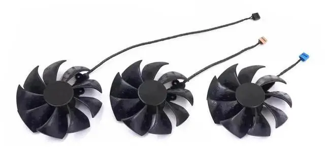 Alt view image 2 of 7 - WRIARICH 87MM PLD09220S12H GPU Cooling Fan, 4-Pin PWM Replacement for EVGA GeForce RTX 3070 3080 Ti 3090 FTW3 Ultra Gaming