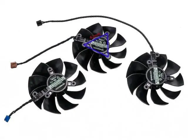 Alt view image 6 of 7 - WRIARICH 87MM PLD09220S12H GPU Cooling Fan, 4-Pin PWM Replacement for EVGA GeForce RTX 3070 3080 Ti 3090 FTW3 Ultra Gaming