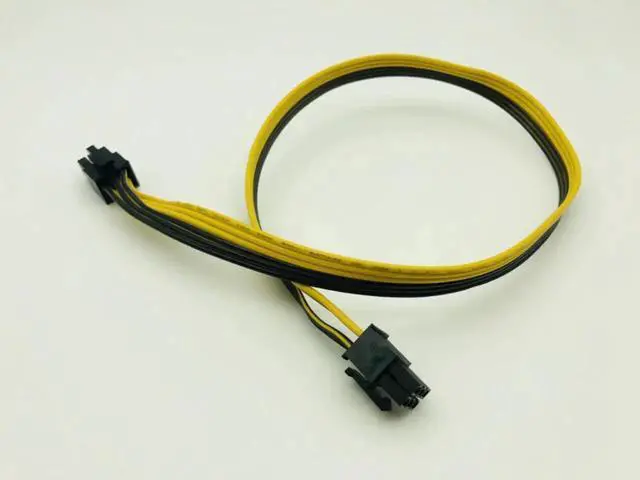 Alt view image 3 of 3 - WRIARICH 10 Pack PCIe 6Pin Male to Male Extension Cables, 18AWG PCI-Express PSU Power Adapter Cables for BTC Mining Rigs
