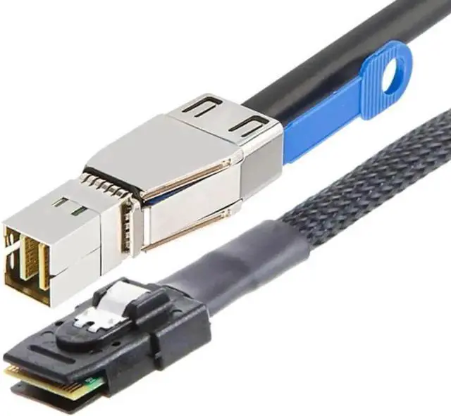 Main image of WRIARICH 12Gbps Mini SAS HD SFF-8644 to SFF-8087 36Pin Adapter Cable, 2M/6.6FT Server Storage Hard Drive Cable