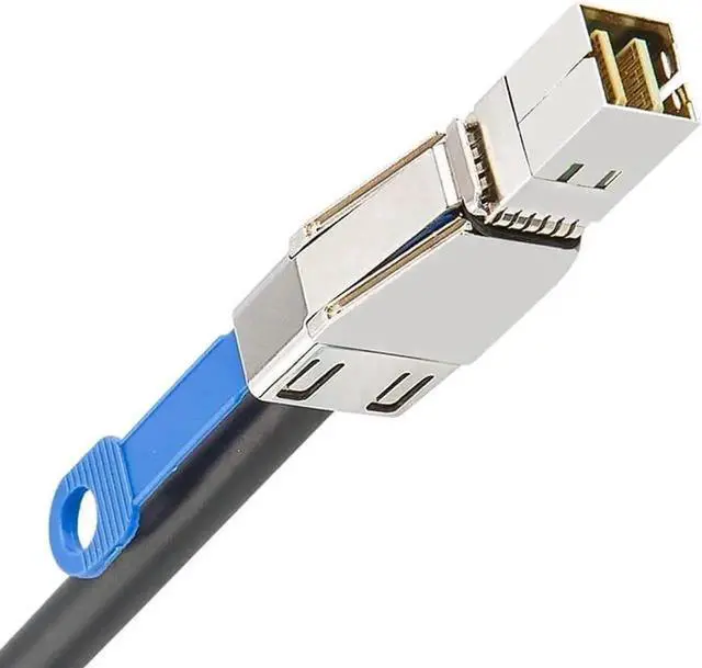 Alt view image 3 of 3 - WRIARICH 12Gbps Mini SAS HD SFF-8644 to SFF-8087 36Pin Adapter Cable, 2M/6.6FT Server Storage Hard Drive Cable