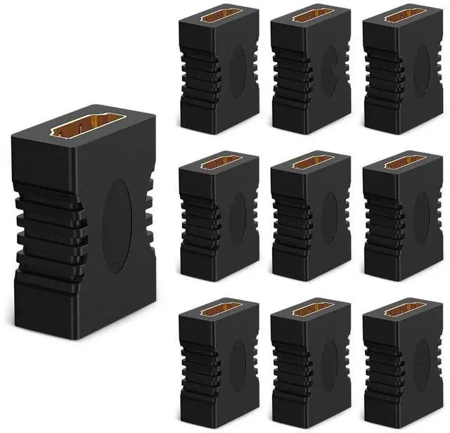 Main image of WRIARICH 10 Pack HDMI 2.1 Female to Female Coupler, Supports 8K@60Hz 4K@120Hz HDR ARC HDCP HDMI Extension Connector for DVD Blu-ray TV Laptop PC Monitor