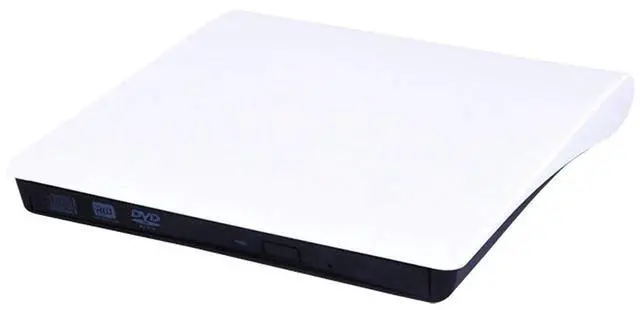 Alt view image 4 of 6 - WRIARICH White Slim External CD DVD Drive USB3.0 DVD-RW Burner Rewriter Compatible with Windows 7/8/10 Mac Laptop Notebook Desktop PC