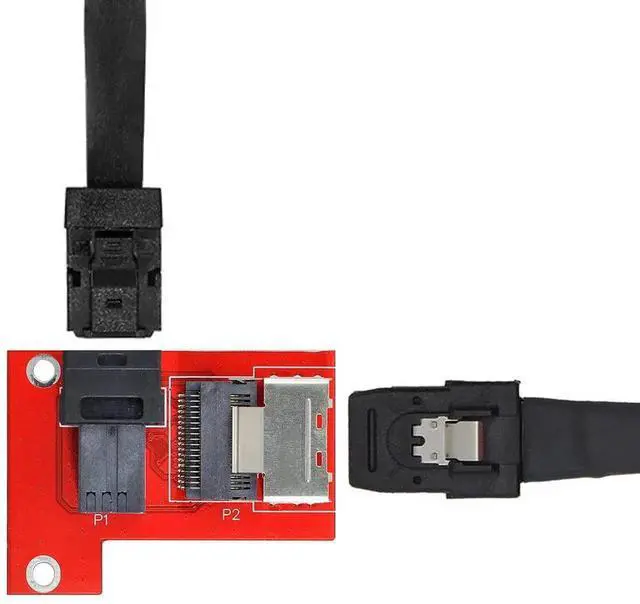 Alt view image 6 of 7 - WRIARICH PCIe 4.0 Mini SAS SFF-8087 to SFF-8643 HD SAS PCBA Adapter Card with PCI Mount Bracket