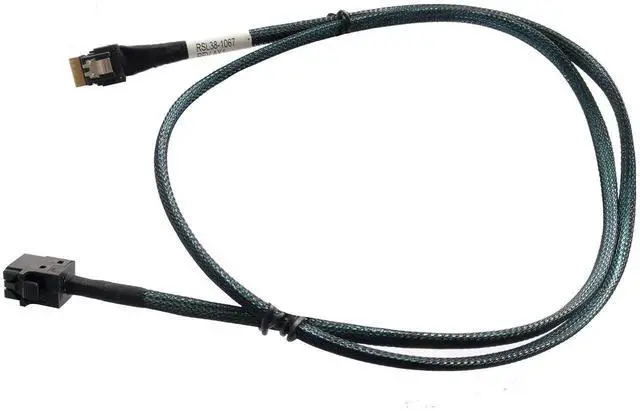 Main image of WRIARICH 80cm SlimSAS 4X to Mini SAS HD 4X Storage Cable, SFF-8654 38Pin to SFF-8643 36Pin, 24Gbps SAS / 8GT/s PCIe SAS3.0 Server Internal Cable